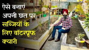 टेरेस किचन गार्डन में क्यारियाँ बनाने का आसान तरीका