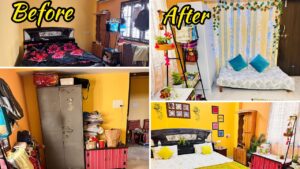 बजट-फ्रेंडली DIY आइडियाज से बेडरूम का कमाल का मेकओवर