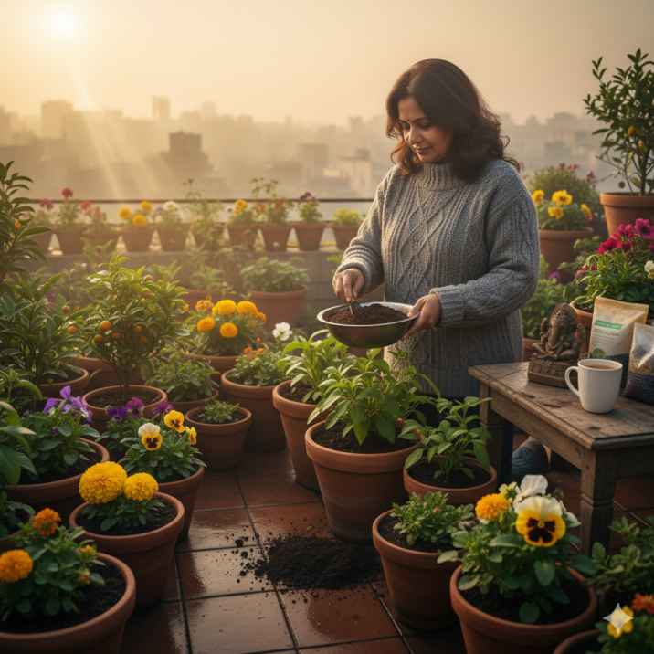 सर्दियों में टेरेस गार्डन की देखभाल कैसे करें – आसान और असरदार टिप्स