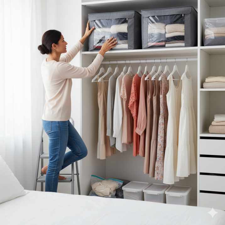 बेडरूम में कपड़े और एक्सेसरीज स्टोर करने के 10 स्मार्ट टिप्स