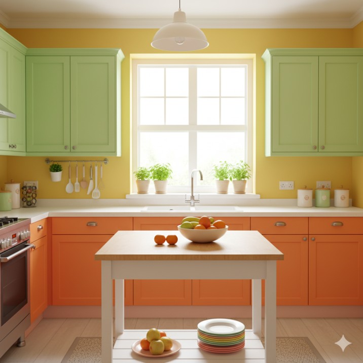 किचन कलर कॉम्बिनेशन – अपने किचन के लिए सही रंग कैसे चुनें