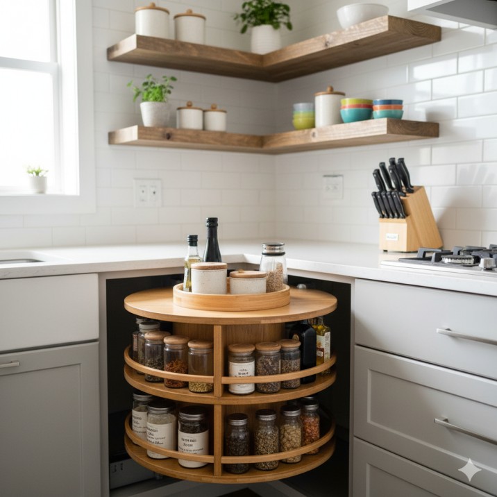 छोटा किचन स्टोरेज स्पेस बढ़ाने के 10 स्मार्ट और आसान तरीके