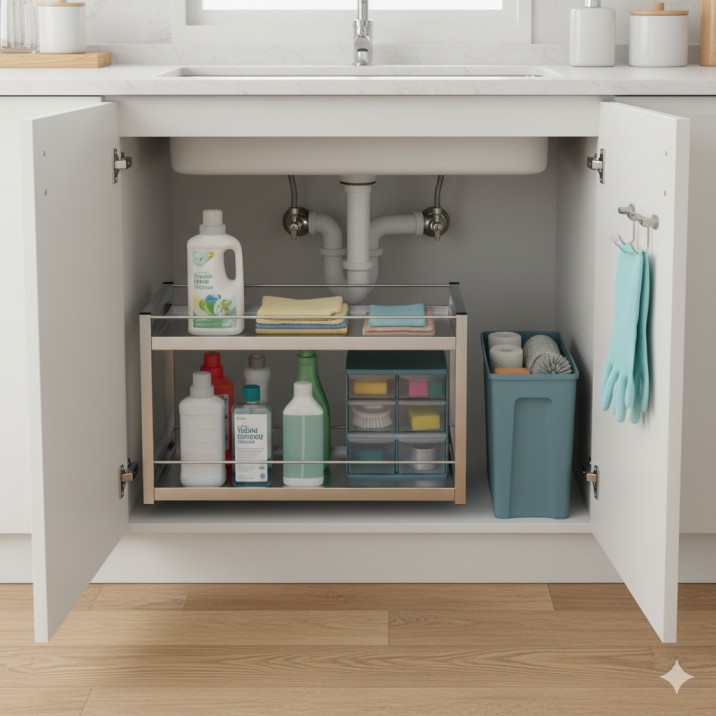 छोटा किचन स्टोरेज स्पेस बढ़ाने के 10 स्मार्ट और आसान तरीके