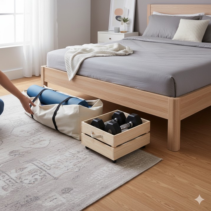 बेडरूम बेड स्टोरेज – बेड के नीचे के स्पेस को कैसे करें यूज़फुल