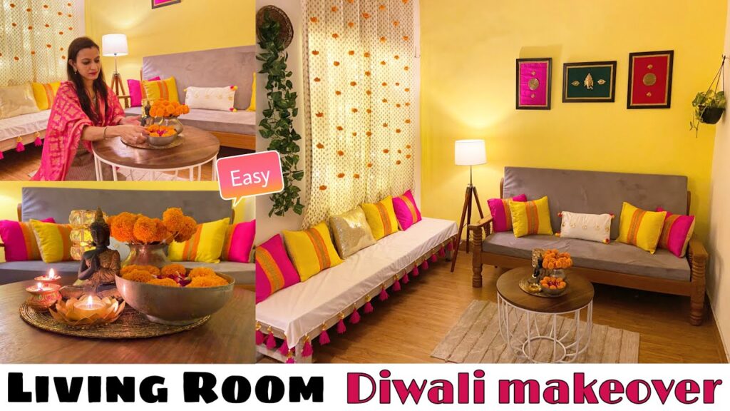 DIY डेकोरेशन आइडियाज से लिविंग रूम को दें फेस्टिव लुक