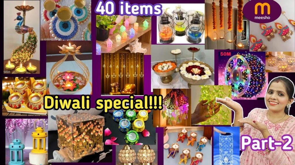 दिवाली हॉल – 40+ ब्यूटीफुल डेकोरेटिव आइटम्स का कलेक्शन