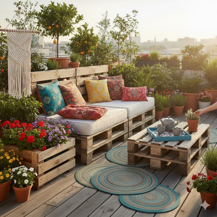 टेरेस गार्डन को बैठने के लिए सुंदर कैसे बनाएं – आसान और क्रिएटिव आइडियाज