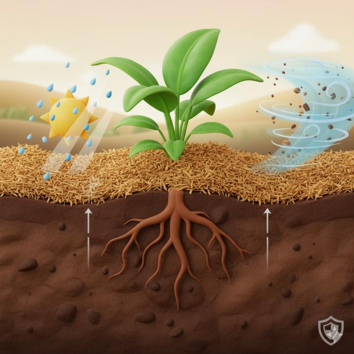 गार्डन में मल्चिंग कैसे करें और इसके फायदे