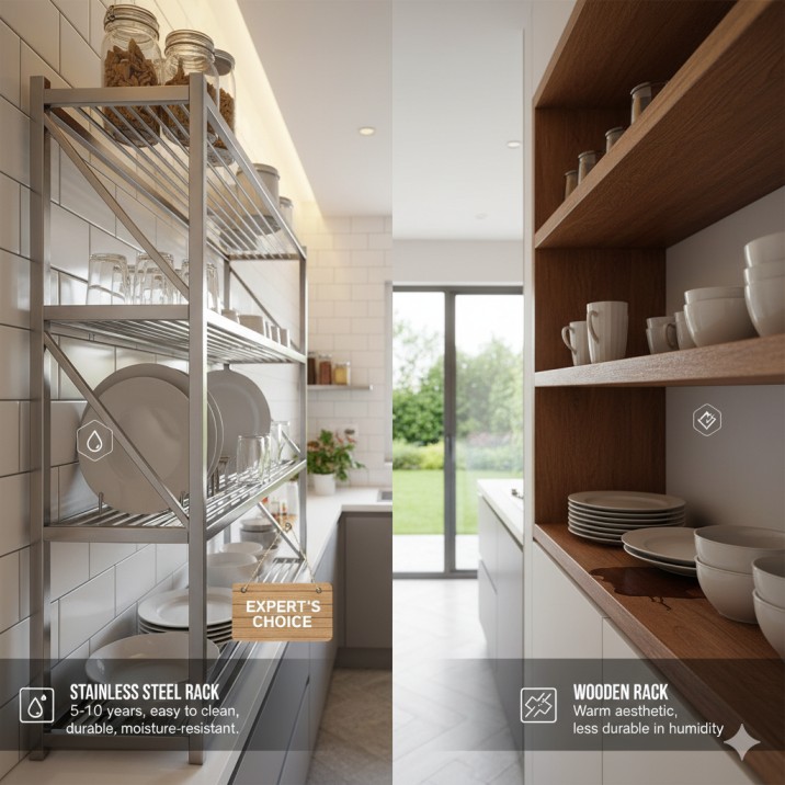 Kitchen Storage Rack: स्मार्ट और व्यवस्थित किचन के लिए बेहतरीन समाधान