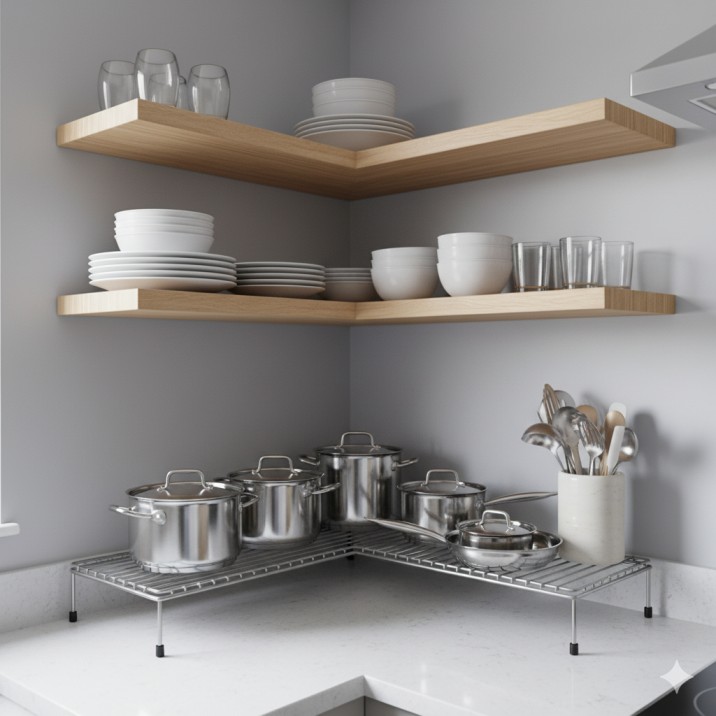 Racks and Shelves for Kitchen: स्मार्ट और व्यवस्थित किचन के लिए टिप्स 🍳