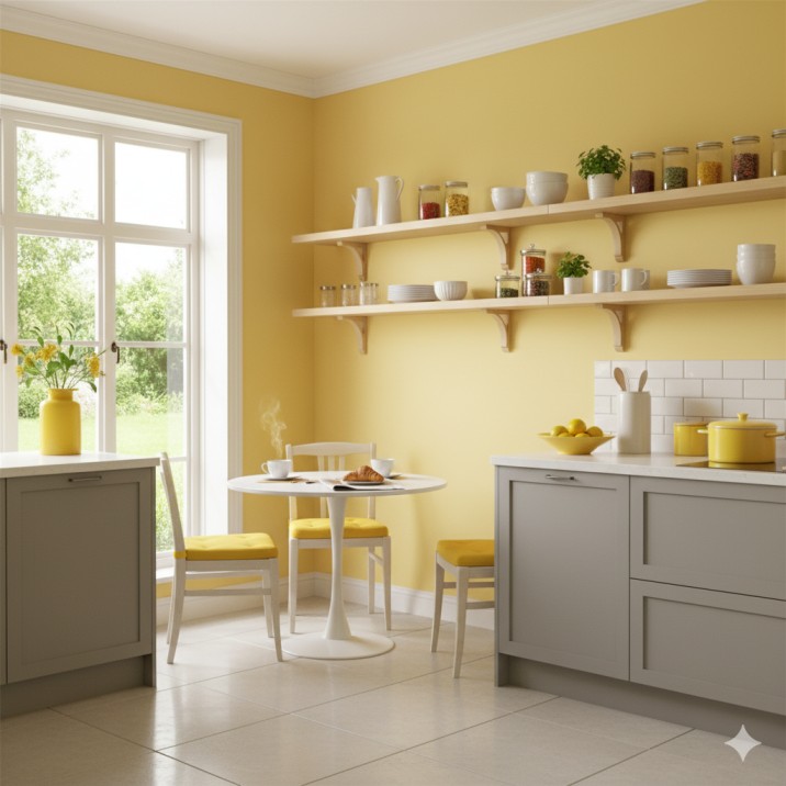 Kitchen ke liye Best Colour: आपके किचन के लिए परफेक्ट रंग कौन-सा है? 🍳🎨