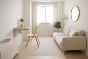 लिविंग रूम को बड़ा कैसे दिखाए – आसान स्पेस मैनेजमेंट टिप्स