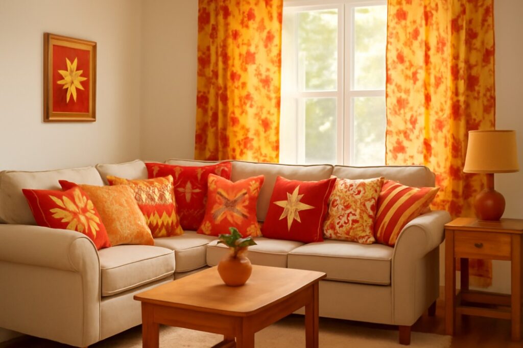 लिविंग रूम को त्योहार के दिन सजाने के तरीके – दीपावली/नवरात्रा स्पेशल