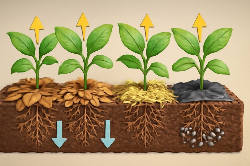 गार्डन में मल्चिंग कैसे करें और इसके फायदे