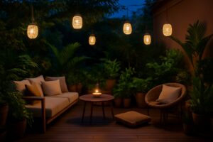 सोलर लाइट से टेरेस गार्डन को डेकोरेट कैसे करें? आसान और क्रिएटिव तरीके