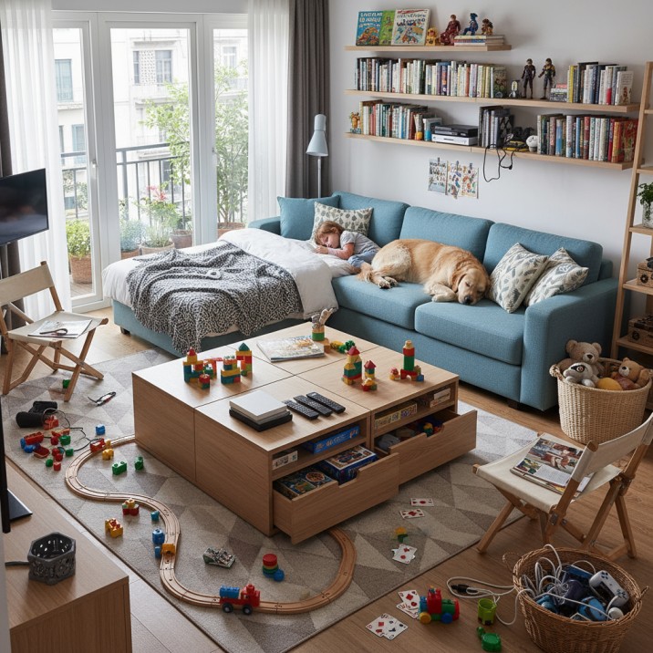 फैमिली फ्रेंडली लिविंग रूम कैसे बनाएं बच्चों और बड़ों के लिए