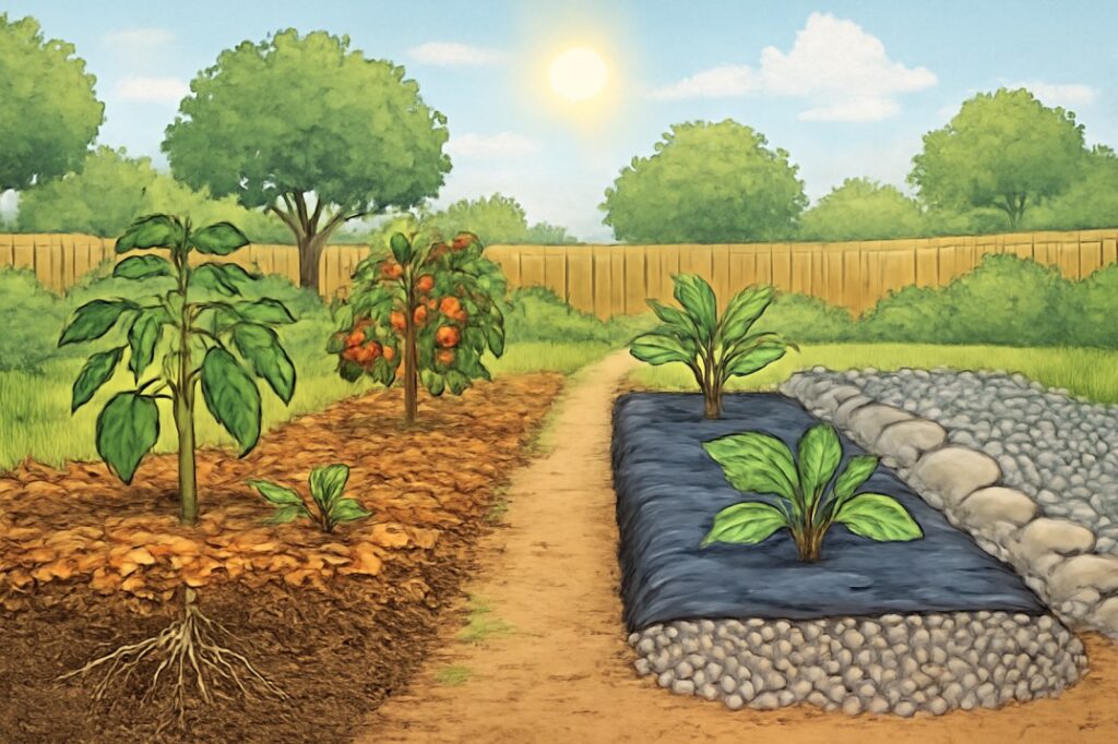 गार्डन में मल्चिंग कैसे करें और इसके फायदे