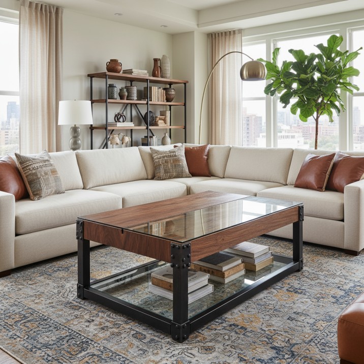 लिविंग रूम के लिए सेंटर टेबल कैसे चुने? – सही साइज और डिज़ाइन गाइड