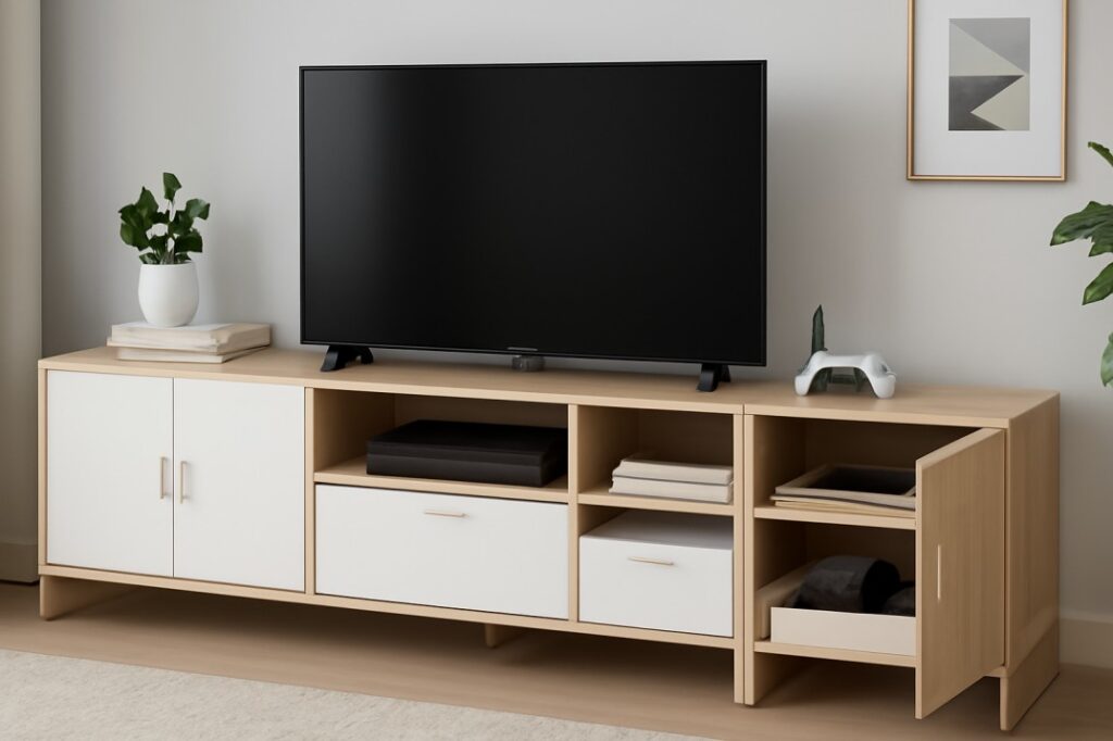 लिविंग रूम स्टोरेज स्पेस कैसे बढ़ाए – आसान और स्मार्ट आइडियाज