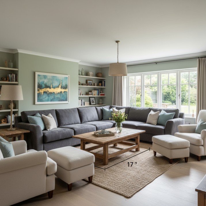 लिविंग रूम के लिए सेंटर टेबल कैसे चुने? – सही साइज और डिज़ाइन गाइड