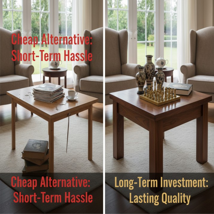 लिविंग रूम के लिए सेंटर टेबल कैसे चुने? – सही साइज और डिज़ाइन गाइड