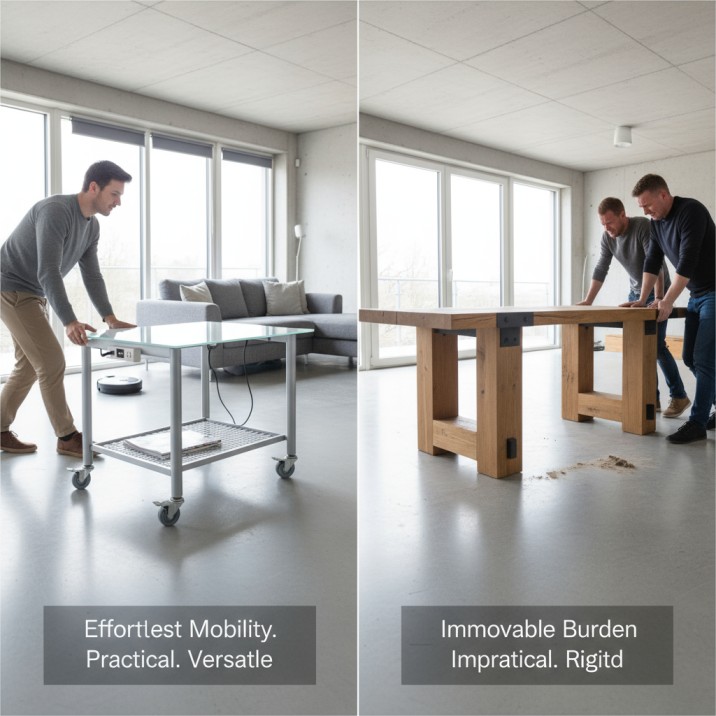 लिविंग रूम के लिए सेंटर टेबल कैसे चुने? – सही साइज और डिज़ाइन गाइड