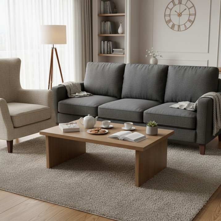 लिविंग रूम के लिए सेंटर टेबल कैसे चुने? – सही साइज और डिज़ाइन गाइड