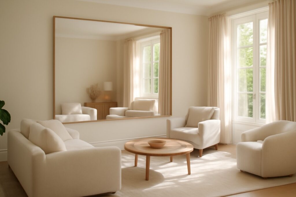 लिविंग रूम को बड़ा कैसे दिखाए – आसान स्पेस मैनेजमेंट टिप्स