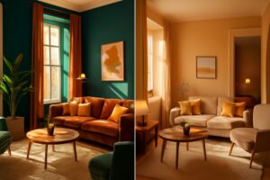 लिविंग रूम के लिए बेस्ट कलर स्कीम कैसे चुनें – आसान और स्मार्ट तरीके