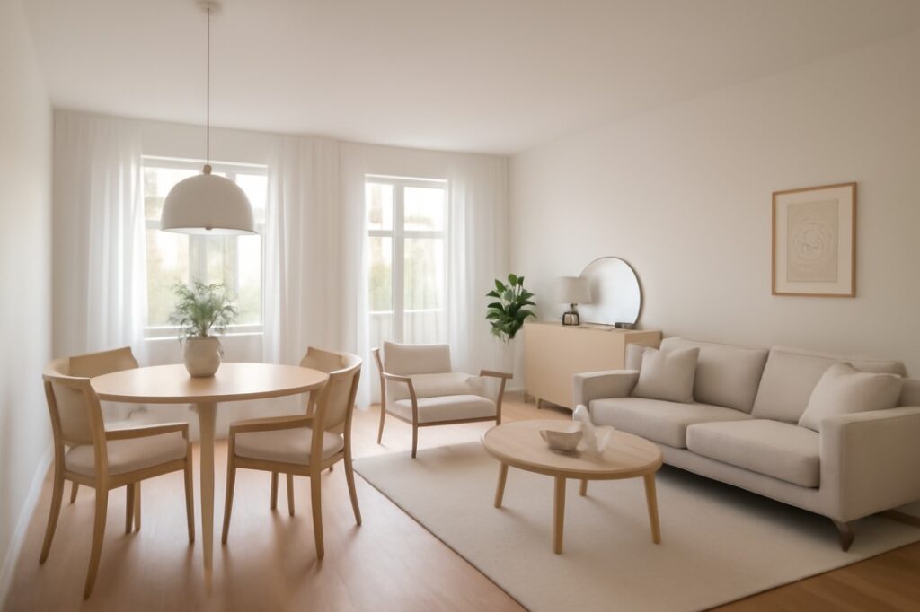 लिविंग रूम को बड़ा कैसे दिखाए – आसान स्पेस मैनेजमेंट टिप्स