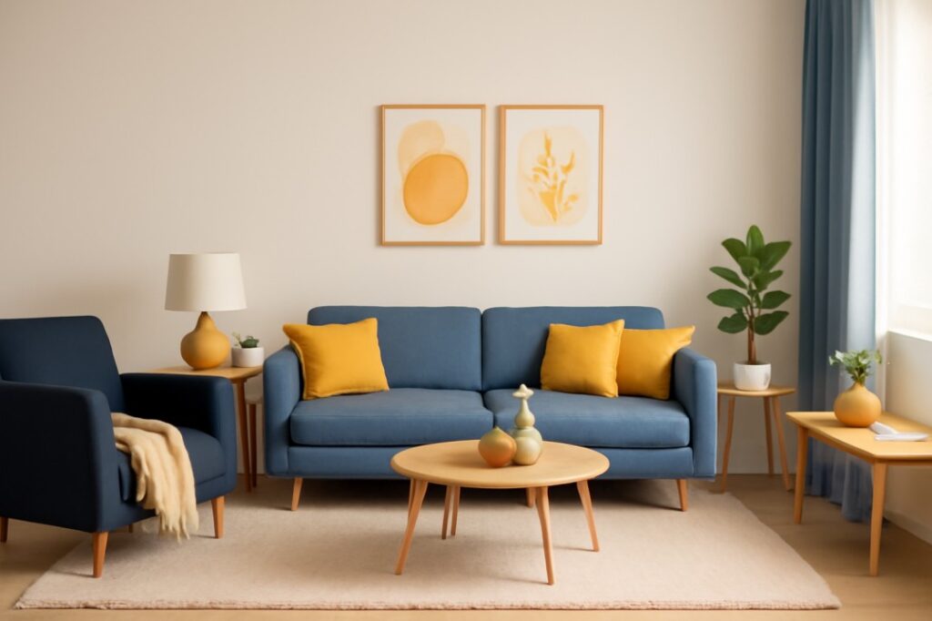 लिविंग रूम के लिए बेस्ट कलर स्कीम कैसे चुनें – आसान और स्मार्ट तरीके