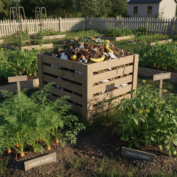 गार्डन में कम्पोस्ट कैसे बनाएं और इस्तेमाल करें: आसान तरीके