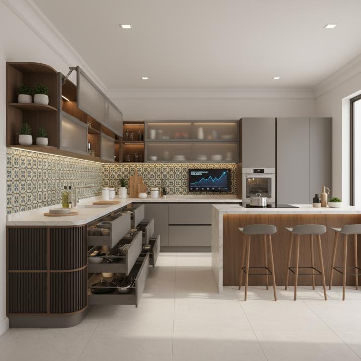 Kitchen ko kaise sajaye: आसान और क्रिएटिव सजावट आइडियाज