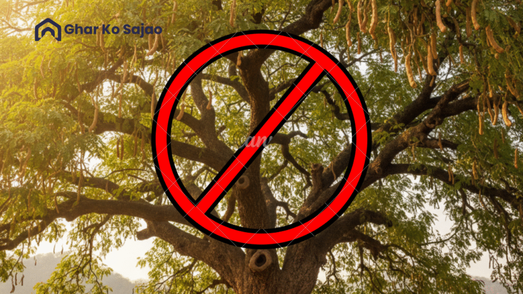 घर के सामने कौनसा पेड़ नहीं लगाना चाहिए?
