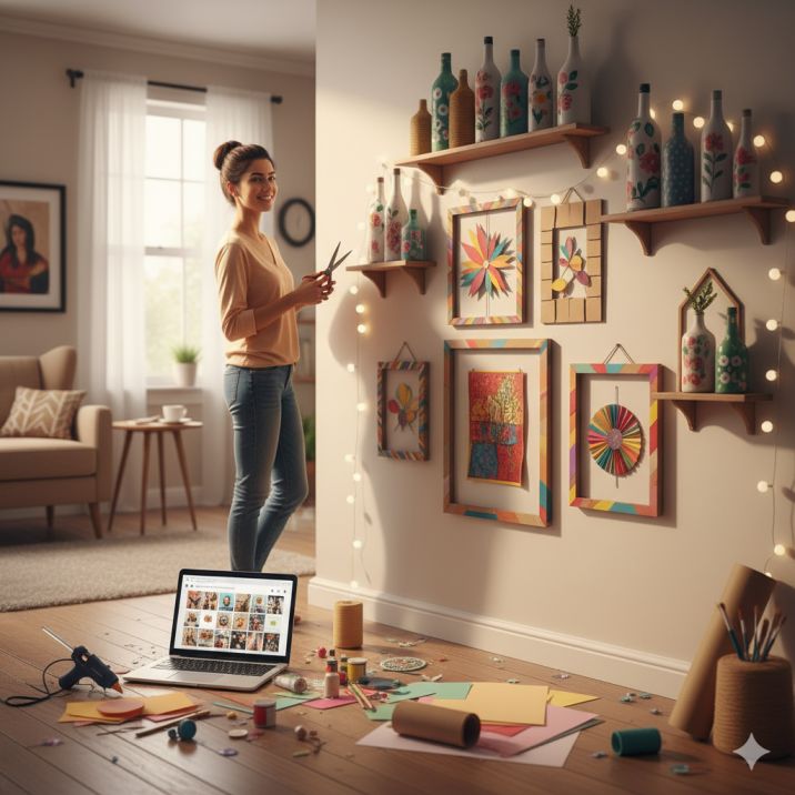 दीवार की सजावट कैसे करें – घर की दीवारों को नया लुक देने के 10 आसान तरीके