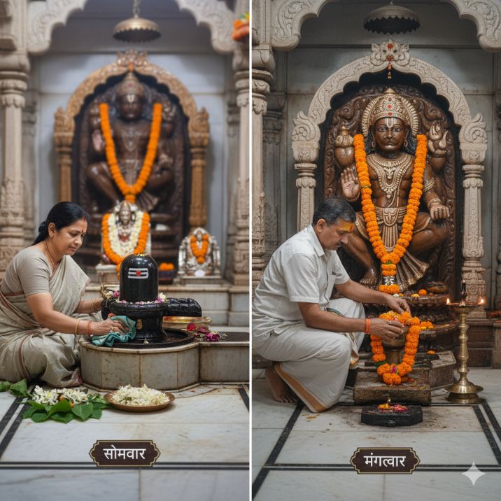 मंदिर की सफाई कौनसे दिन करनी चाहिए – सही दिन, तरीका और धार्मिक महत्व (Step-by-Step गाइड) ﻿