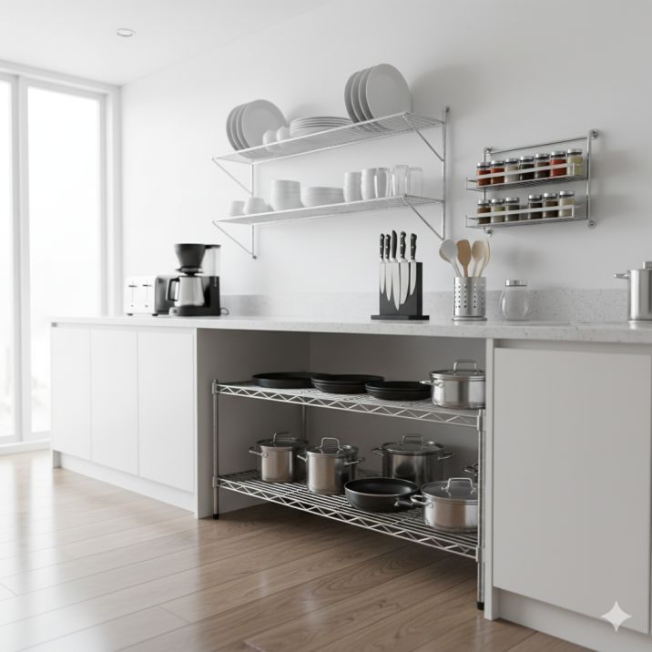 Kitchen Racks and Stands Lagane Ke Fayde: अपनी किचन को स्मार्ट और व्यवस्थित बनाएं