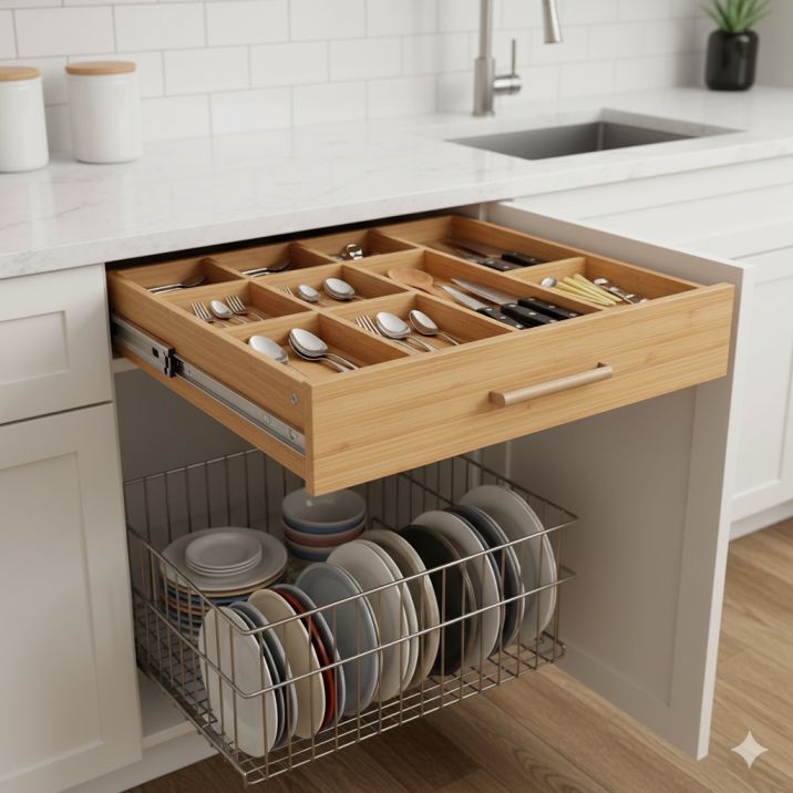 Kitchen Sajane Ka Tarika: छोटे-छोटे उपायों से अपने किचन को खूबसूरत बनाएं 🍴