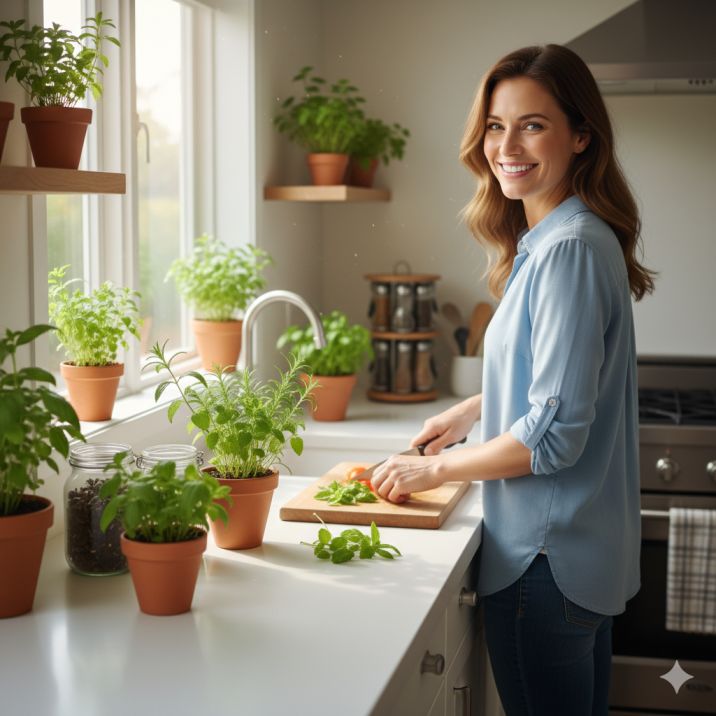 Kitchen Sajane Ka Tarika: छोटे-छोटे उपायों से अपने किचन को खूबसूरत बनाएं 🍴