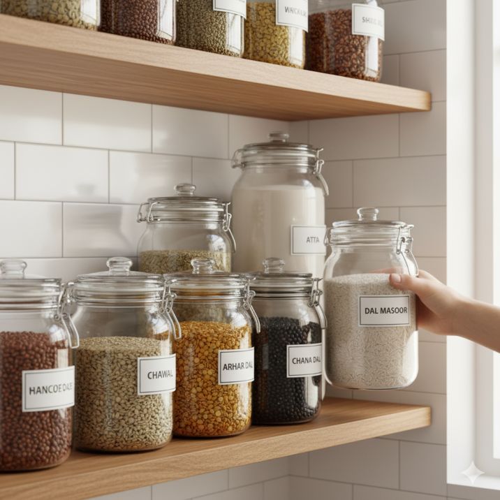 Kitchen Sajane Ka Tarika: छोटे-छोटे उपायों से अपने किचन को खूबसूरत बनाएं 🍴