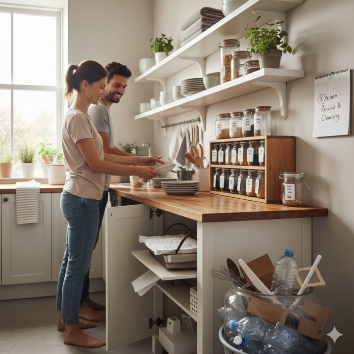 Kitchen Sajane Ka Tarika: अपने किचन को सुंदर और व्यवस्थित बनाने के आसान तरीके 🍴