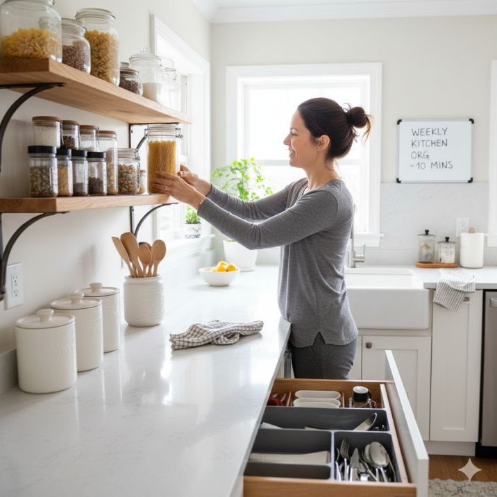 Kitchen Sajane Ka Tarika: अपने किचन को सुंदर और व्यवस्थित बनाने के आसान तरीके 🍴