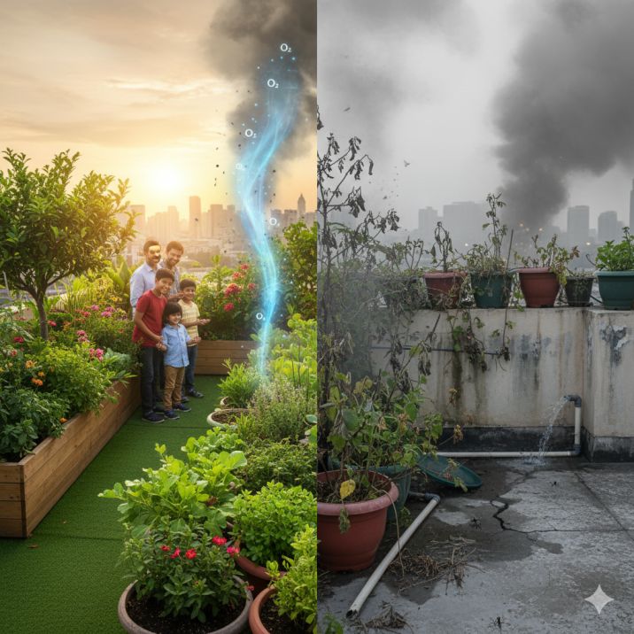 टेरेस गार्डन से होने वाले फायदे और नुकसान – जानिए पूरी सच्चाई!