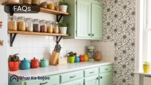 Kitchen Ko Kaise Sajaye: छोटे और बड़े किचन के लिए आसान और स्मार्ट आइडियाज 15 FAQs