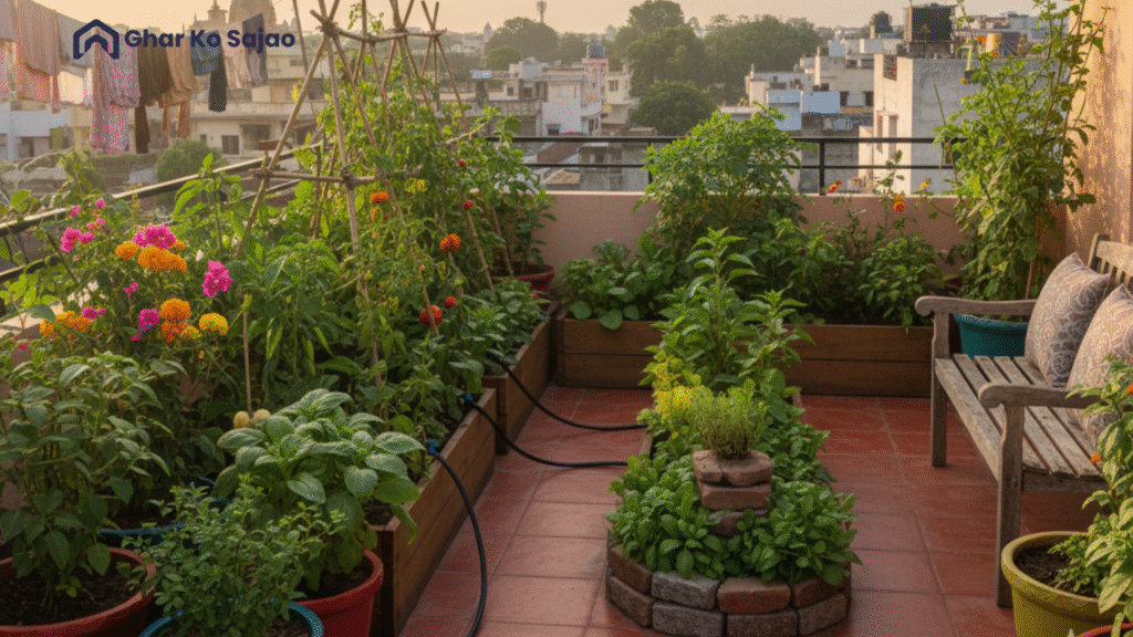 छत पर गार्डन कैसे बनाएं: टेरेस गार्डन के लिए आसान और प्रैक्टिकल तरीके 🌿