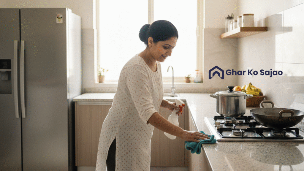किचन की सफाई कैसे करें: आसान और असरदार तरीके
