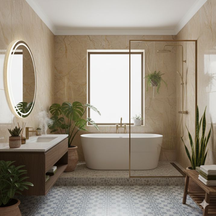 बाथरूम को सुंदर कैसे बनाएं – बजट में क्लासी टिप्स