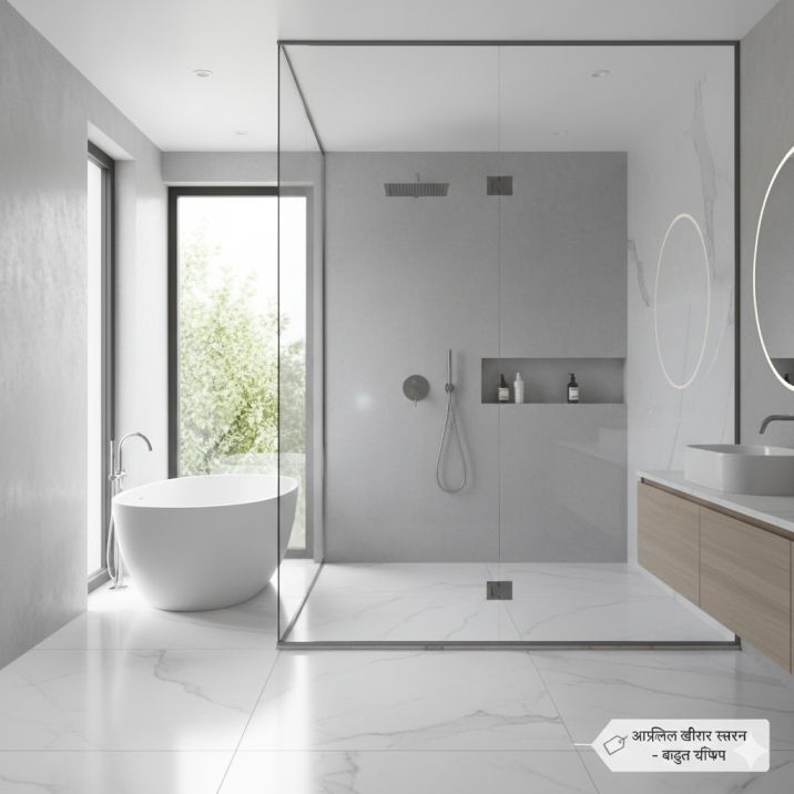 छोटे बाथरूम को बड़ा कैसे दिखाए – स्पेस सेविंग आइडियाज