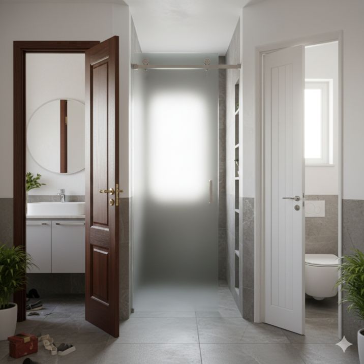 छोटे बाथरूम को बड़ा कैसे दिखाए – स्पेस सेविंग आइडियाज