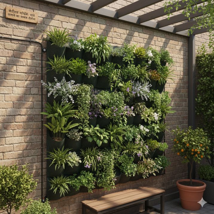 वर्टिकल गार्डन क्या है? दीवार पर पौधे लगाने का आसान तरीका